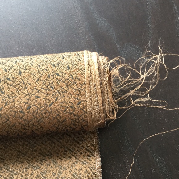 Japanese 🇯🇵 shiny golden black fabric for obi - Picture 5 of 6